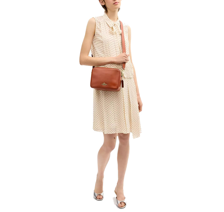 Coach Women's Carey Crossbody Bag Gold/Cinnamon