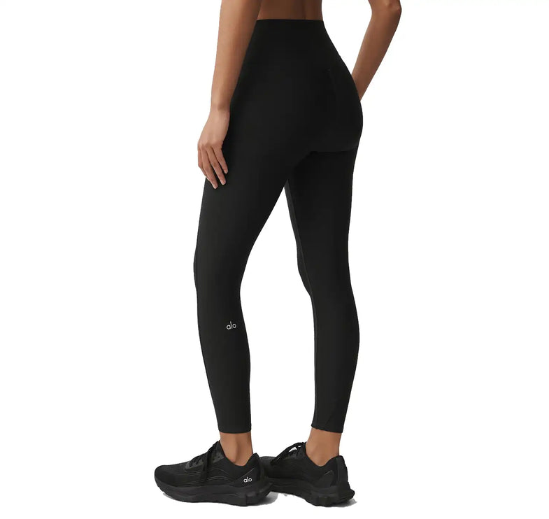 alo Women's Airlift High-Waist 7/8 Fine Line Legging Black