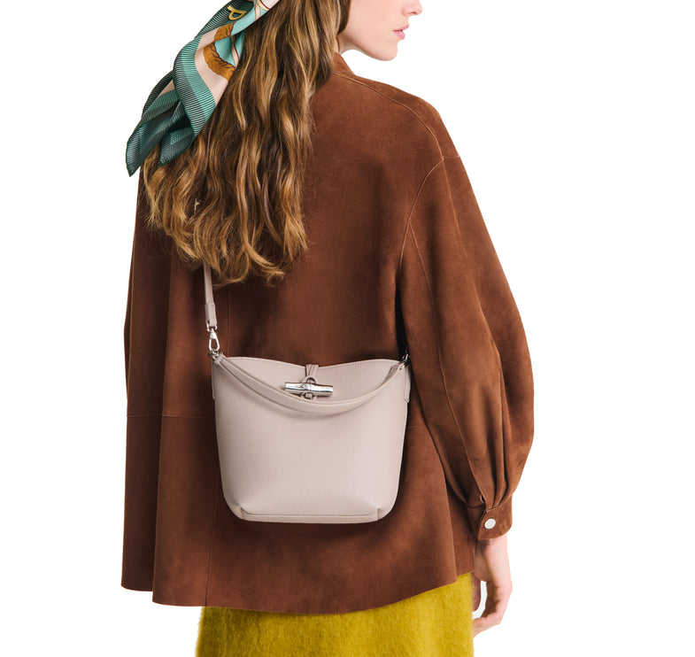 Longchamp Women's Le Roseau XS Bucket Bag Clay
