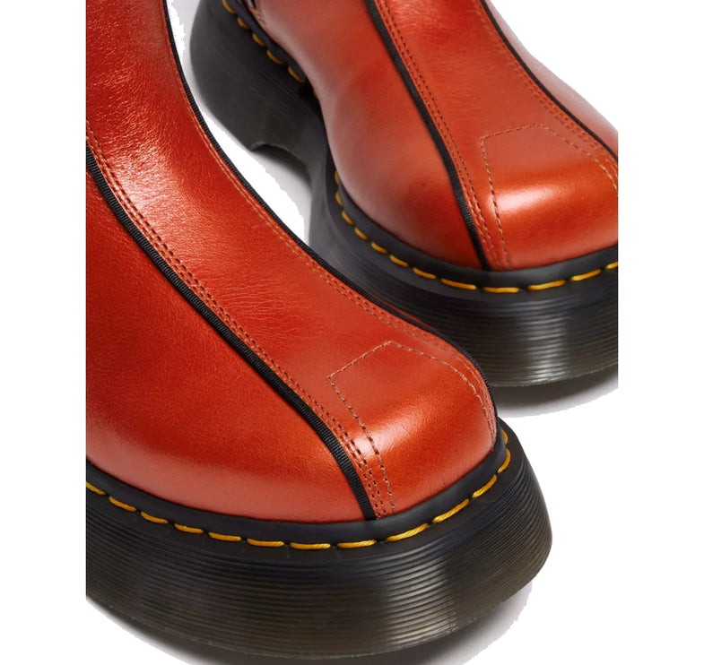 Dr. Martens Women's Buzz Hi Eclipse Leather Boots Orange