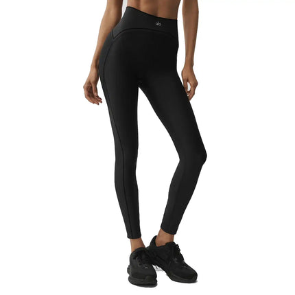alo Women's Airlift High-Waist Top-Notch Legging Black