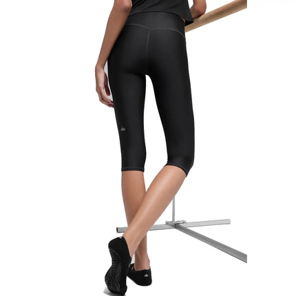 alo Women's 16'' High-Waist Airlift Capri Black