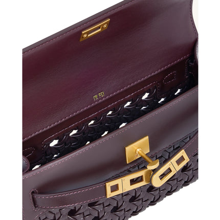 JW PEI Women's Noor Top Handle Bag Dark Red