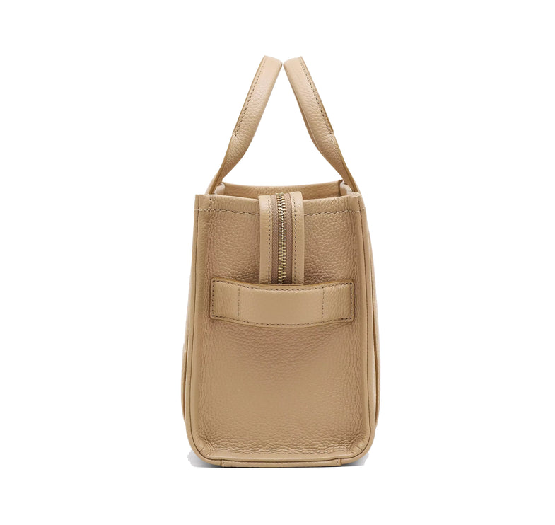 Marc Jacobs Women's The Leather Medium Tote Bag Camel