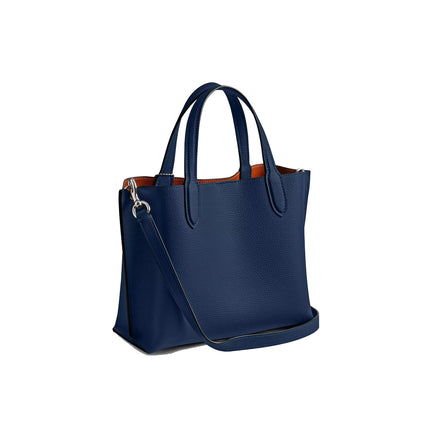 Coach Women's Disney X Coach Willow Tote Bag 24 With Donald Duck Silver/Deep Blue Multi