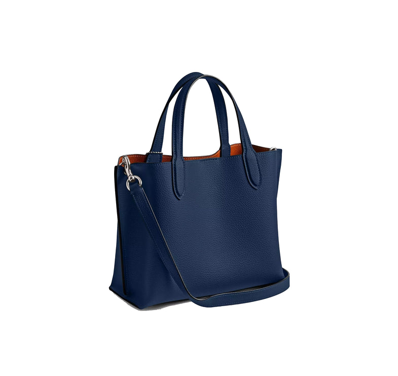 Coach Women's Disney X Coach Willow Tote Bag 24 With Donald Duck Silver/Deep Blue Multi