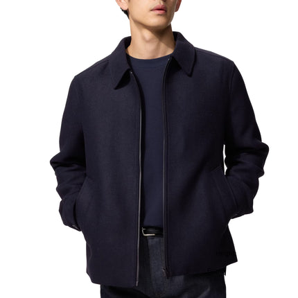 Uniqlo Unisex Single Collar Short Blouson 69 Navy