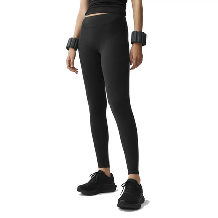 alo Women's Airbrush Mid-Rise Legging Black