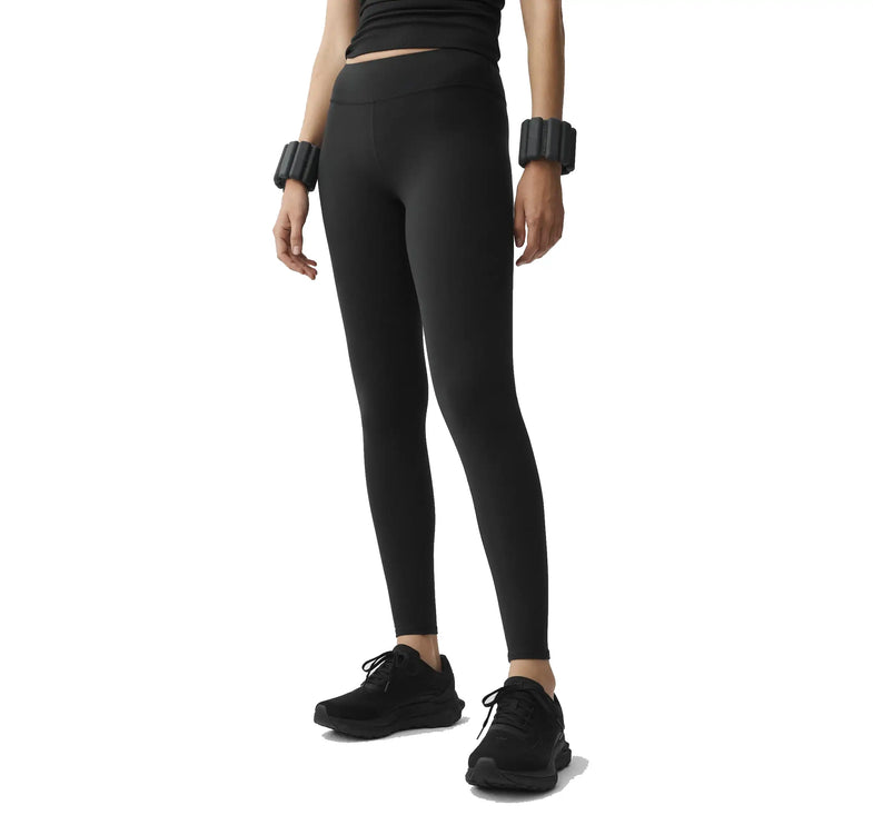 alo Women's Airbrush Mid-Rise Legging Black