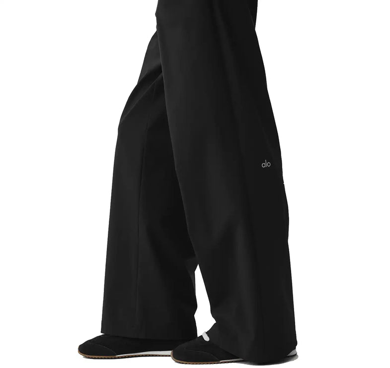 alo Women's High-Waist Pursuit Trouser (Regular) Black