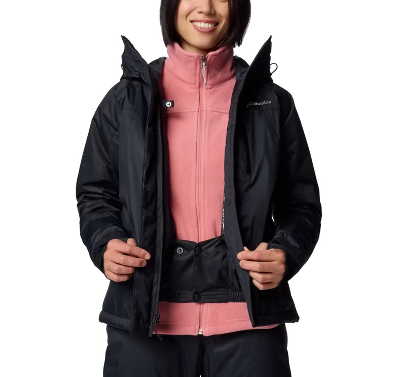 Columbia Women's Snowy Summit Insulated Jacket Black/Black Dobby