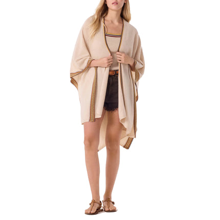 KUJTEN Women's Cashmere Poncho Bayi Organic