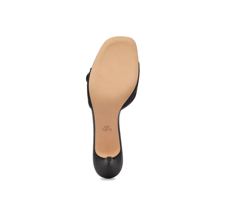 Coach Women's Margot Sandal In Signature Jacquard Black