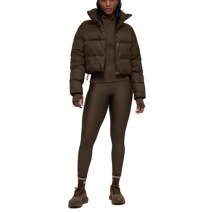 alo Women's Gold Rush Puffer Espresso