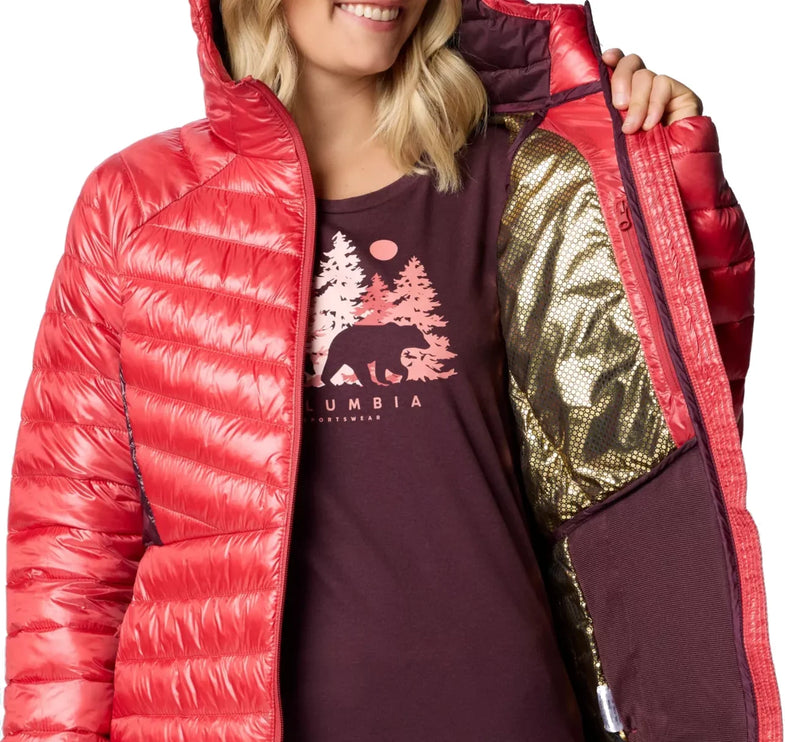 Columbia Women's Labyrinth Loop II Hooded Jacket Daredevil/Moonvista