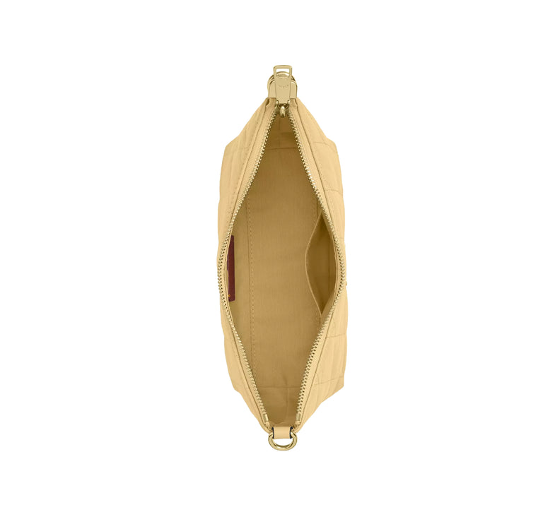 Coach Women's Caitlin Shoulder Bag With Quilting Gold/Soft Yellow