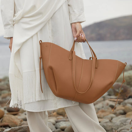 Polène Women's Cyme Edition Textured Sea Camel