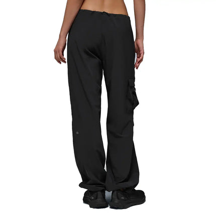 alo Women's Low Rise Megastar Cargo Pant Black