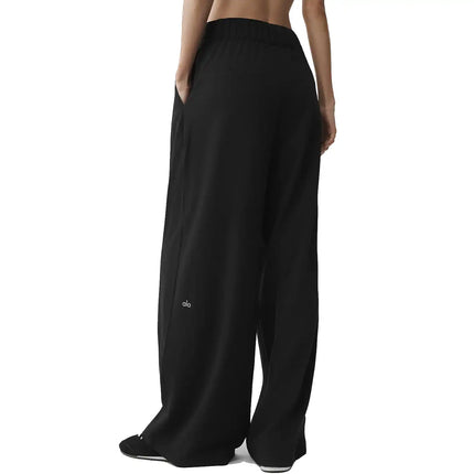 alo Women's High-Waist Dreamscape Trouser (Regular) Black