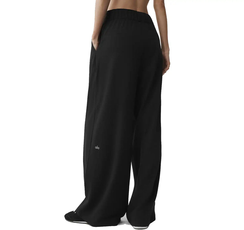 alo Women's High-Waist Dreamscape Trouser (Regular) Black