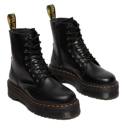 Dr. Martens Unisex Jadon Smooth Leather Platform Boots Black - Hızlı Teslimat