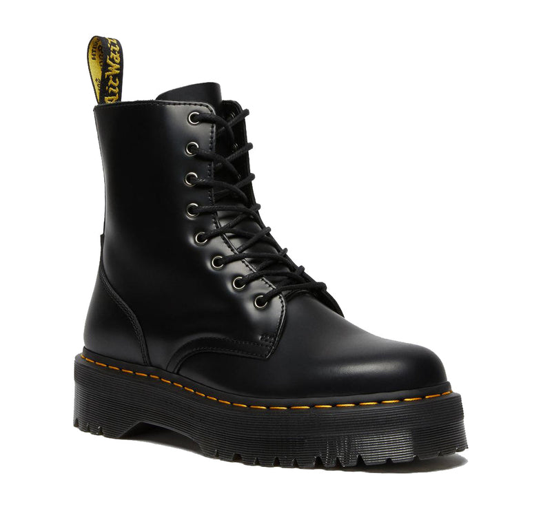 Dr. Martens Unisex Jadon Smooth Leather Platform Boots Black - Hızlı Teslimat