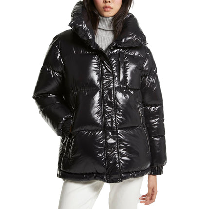 Michael Kors Women's Ciré Nylon Puffer Jacket Black