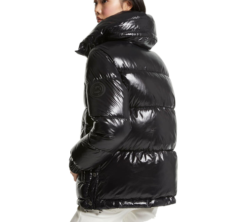 Michael Kors Women's Ciré Nylon Puffer Jacket Black