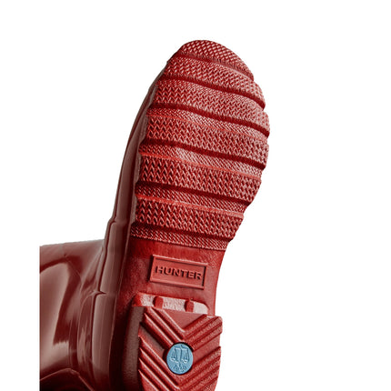 Hunter Women's Original Tall Gloss Rain Boots Military Red