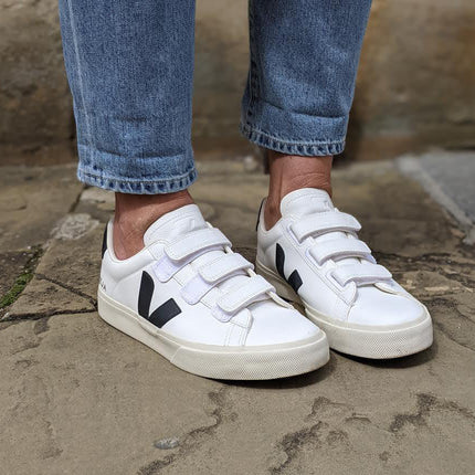 Veja Recife Chromefree Leather White/Black