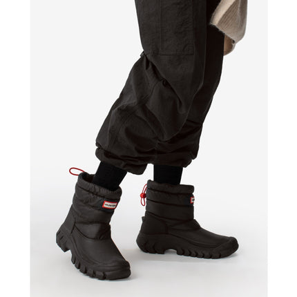 Hunter Women's Intrepid Insulated Short Snow Boots Black