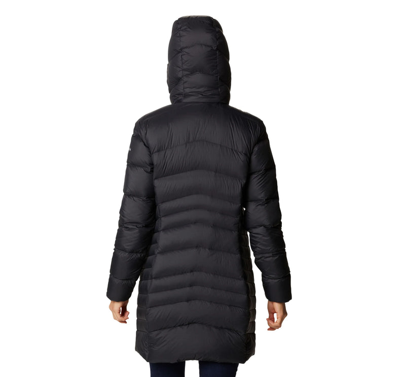 Columbia Women's Autumn Park Down Hooded Mid Jacket Black - Hemen Kargoda