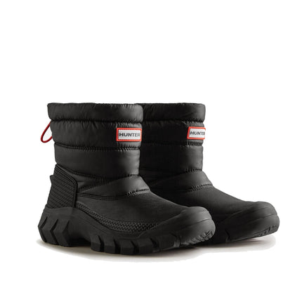 Hunter Women's Intrepid Insulated Short Snow Boots Black