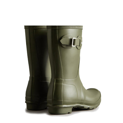 Hunter Women's Original Short Rain Boots Olive Leaf