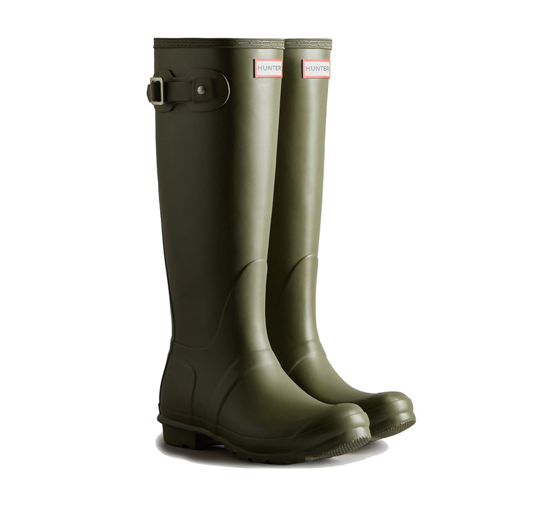 Hunter Women's Original Tall Rain Boots Olive Leaf