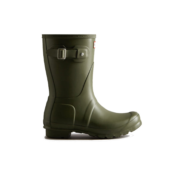 Hunter Women's Original Short Rain Boots Olive Leaf