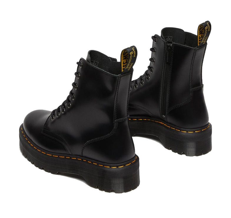 Dr. Martens Unisex Jadon Smooth Leather Platform Boots Black - Hızlı Teslimat
