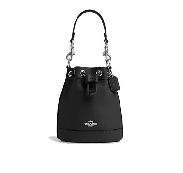 Coach Women's Mini Bucket Bag Silver/Black