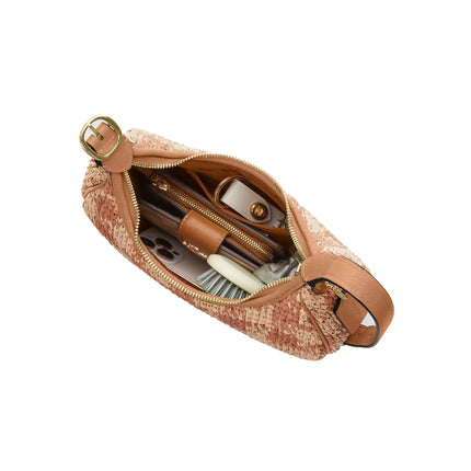 Coach Women's Emily Shoulder Bag With Gingham Print Gold/Tan