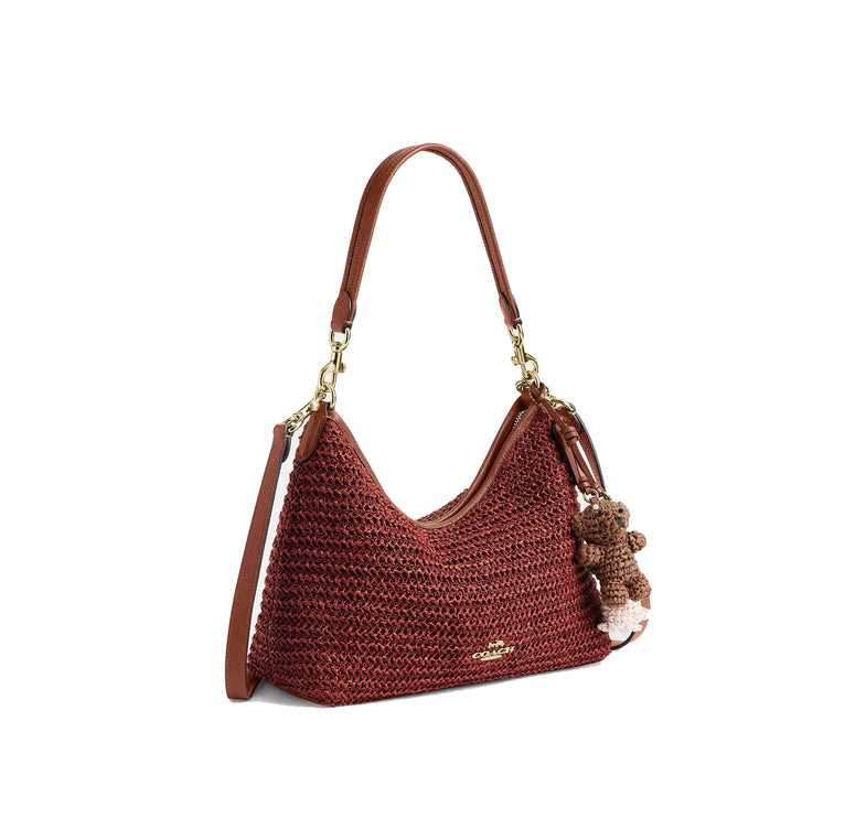 Coach Women's Laurel Shoulder Bag With Charms Gold/Russet