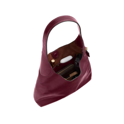 Coach Women's Brooklyn Shoulder Bag 28 Brass/Dark Cherry