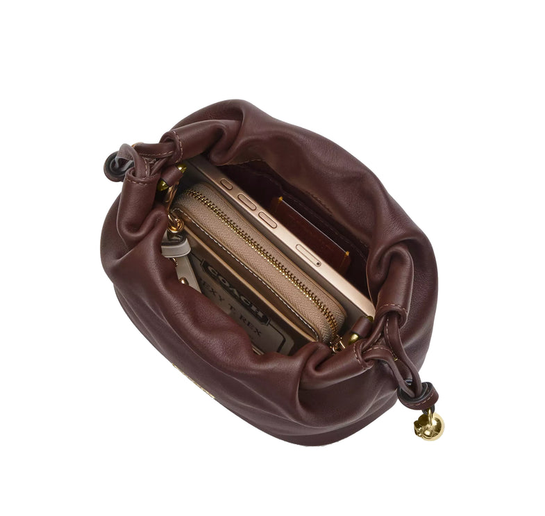 Coach Women's Faye Mini Drawstring Bag Gold/Maple