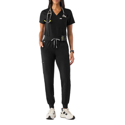 FIGS Women's Zamora Jogger Scrub Pants Black
