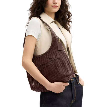 Coach Women's Brooklyn Shoulder Bag 34 Brass/Maple