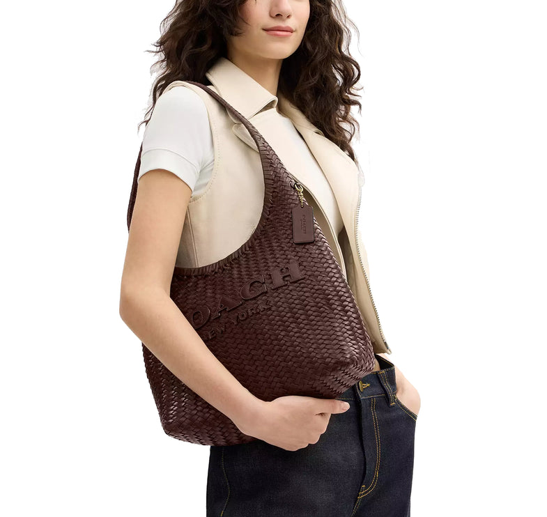 Coach Women's Brooklyn Shoulder Bag 34 Brass/Maple