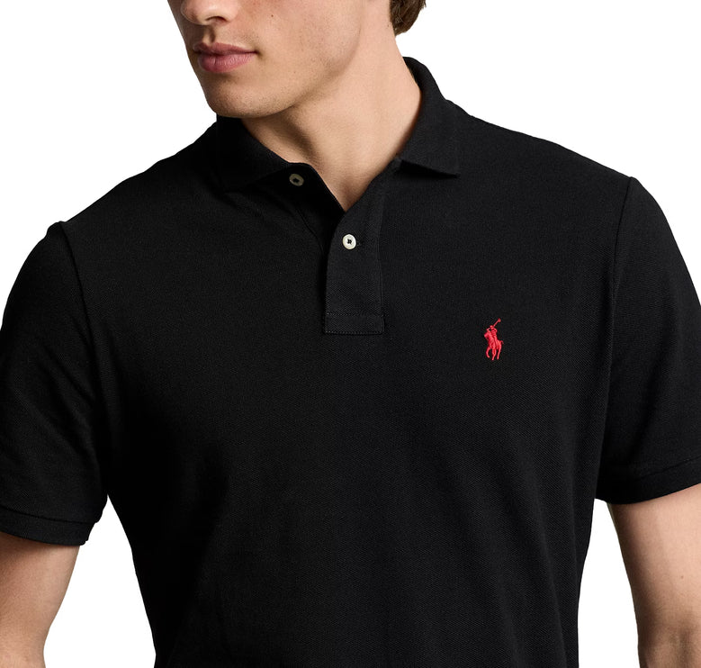 Polo Ralph Lauren Men's The Iconic Mesh Polo Shirt Polo Black/Red