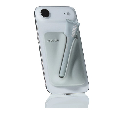 rhode snap-on lip case - grey