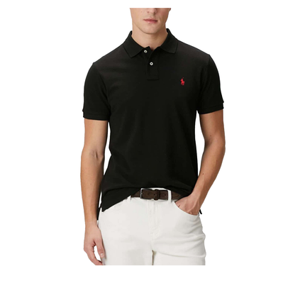 Polo Ralph Lauren Men's The Iconic Mesh Polo Shirt Polo Black/Red