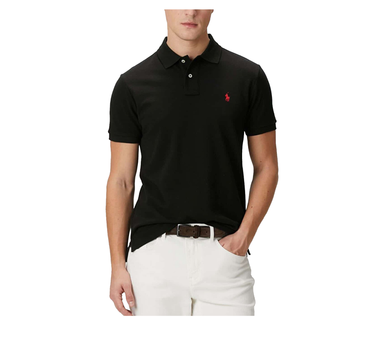Polo Ralph Lauren Men's The Iconic Mesh Polo Shirt Polo Black/Red