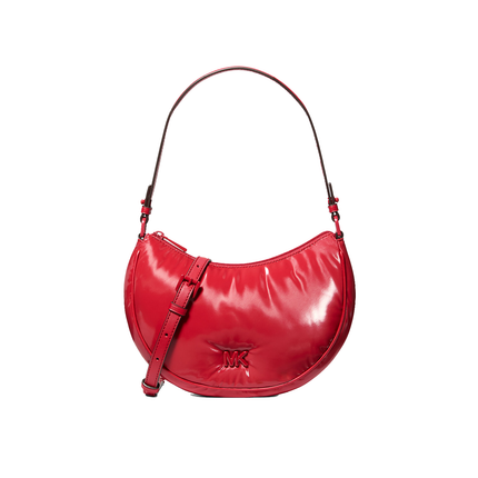 Michael Kors Women's Kyla Small Puffy Convertible Pochette Crimson